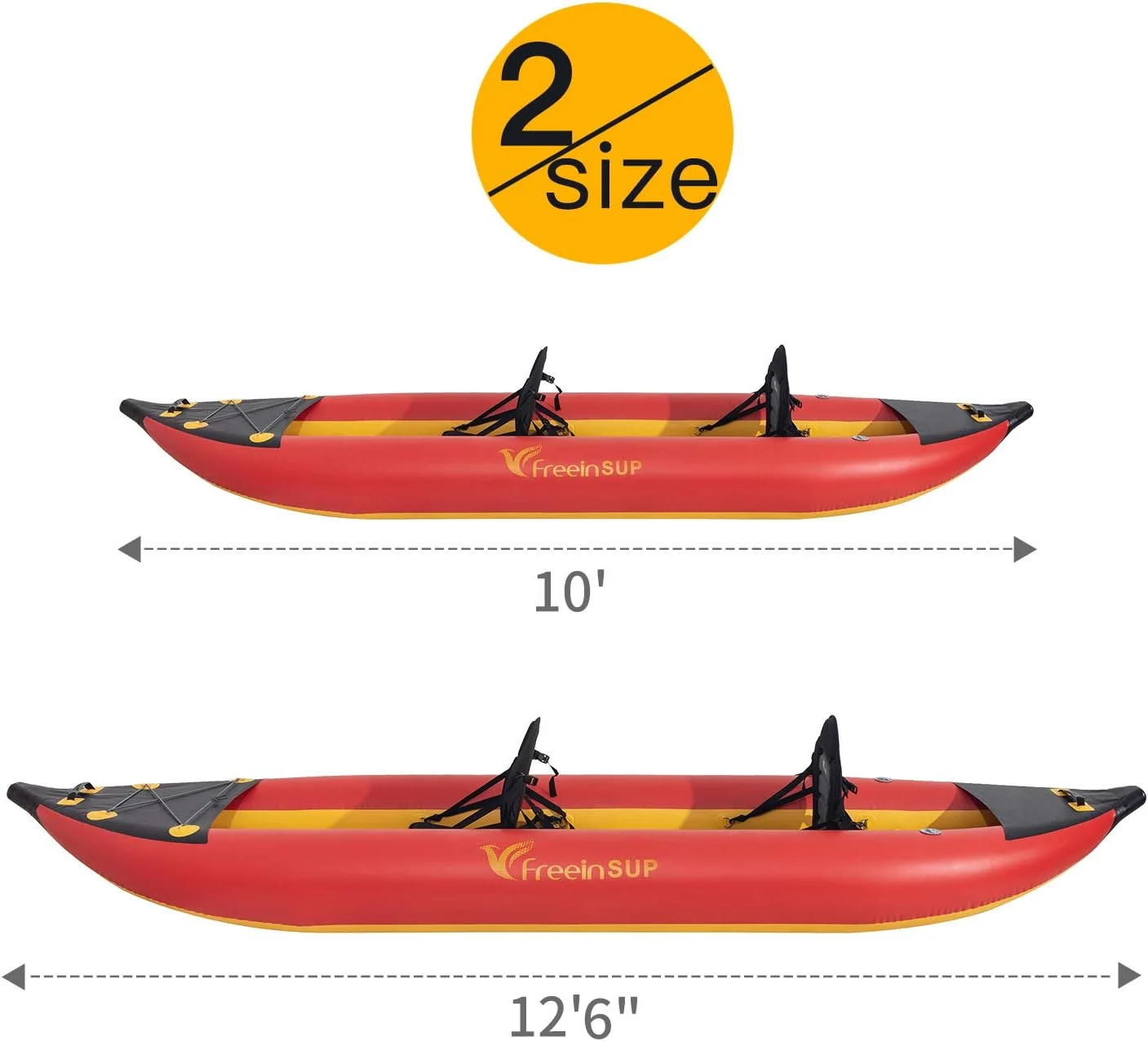 Freein Inflatable Kayak | 1–2 Person