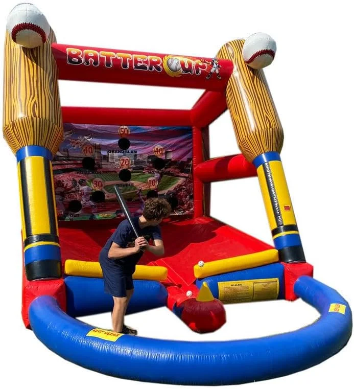 Inflatable Baseball Batting Cage Game| 16.5x10ft
