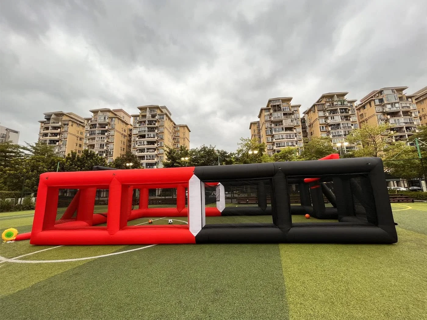 Inflatable Multi-Sports Court for Soccer, Basketball