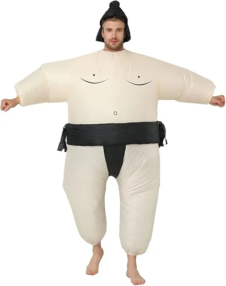 Inflatable Sumo Costume Adult – Halloween & Christmas Party Suit
