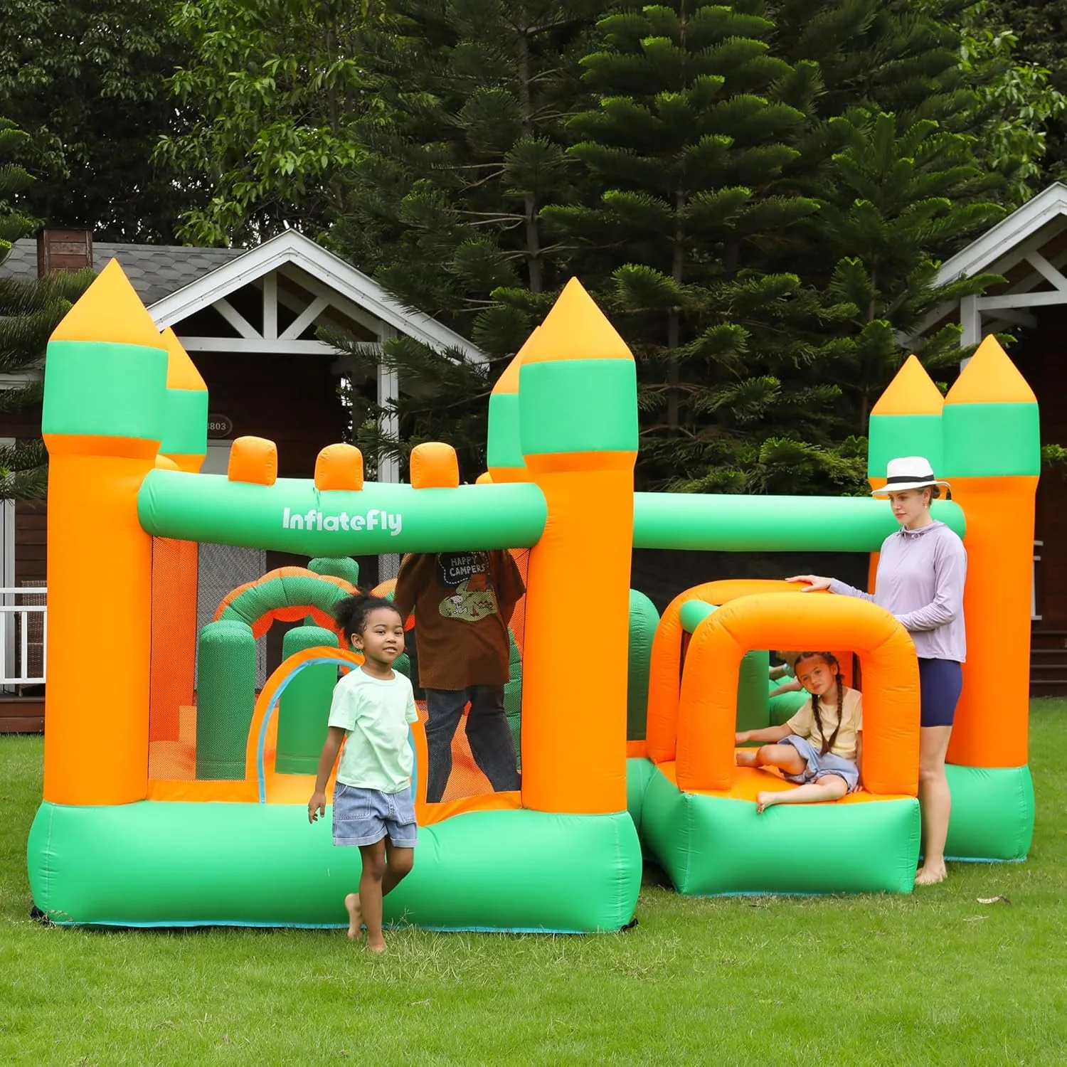 Kids Obstacle Bouncy Castle for Indoor | Outdoor Fun