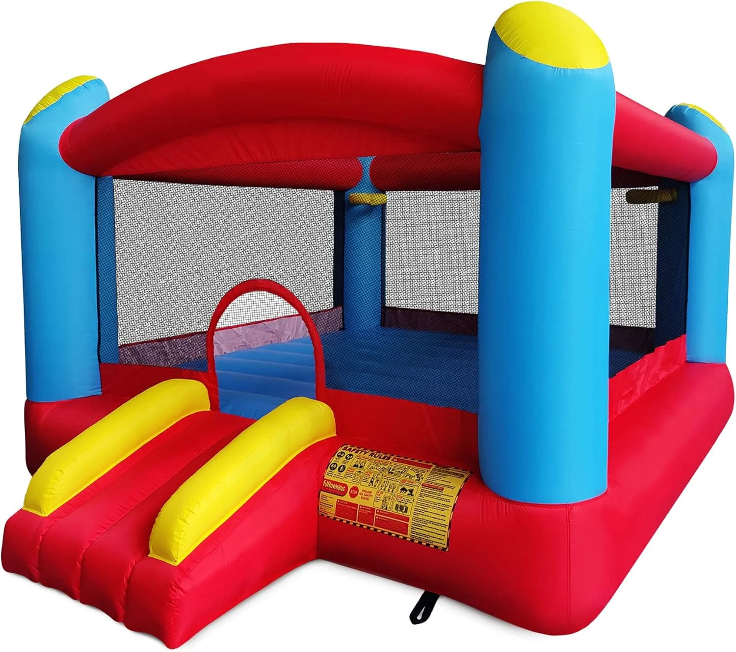 Funormous Giant Bounce House – Inflatable Castle with Hoops