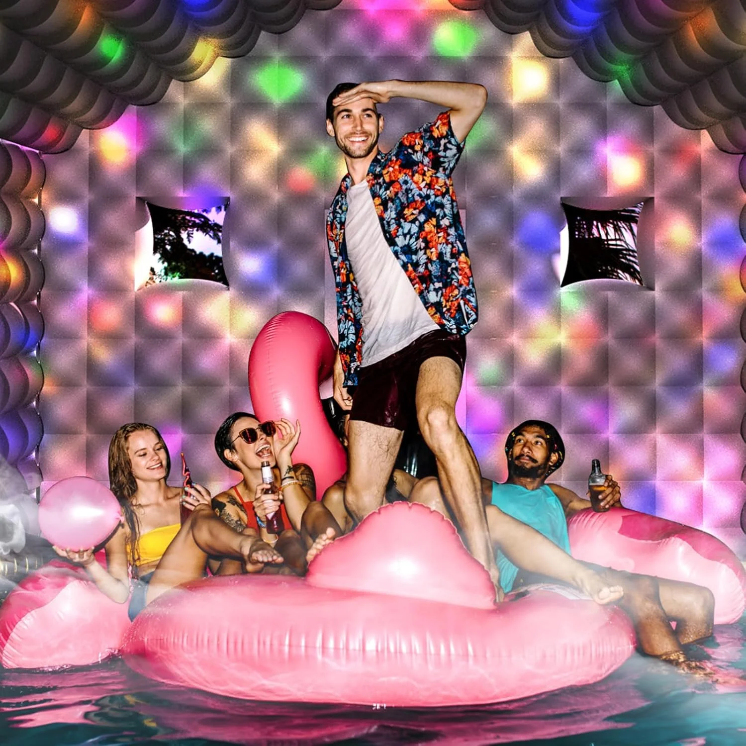Inflatable Nightclub for Parties And Rentals | 20×16.8×12 FT