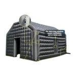 WARSUN 20×16.5×12 FT Black Inflatable Nightclub for Events