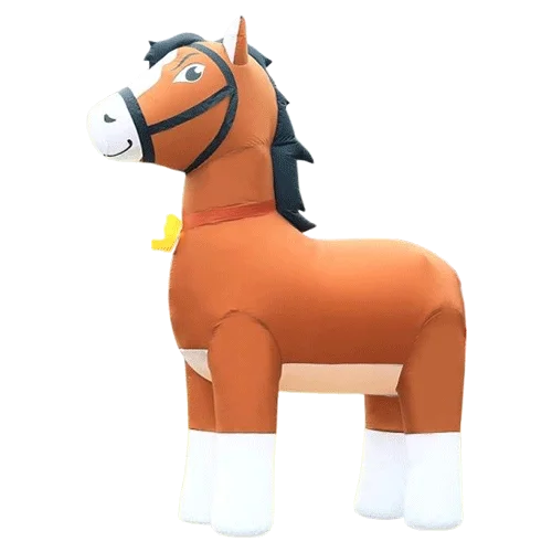 DomKom Inflatable with LED Lights Clydesdale Horse | 9FT