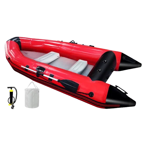 Inflatable 3 Person Fishing Kayak Raft Sport Boat | 10 ft