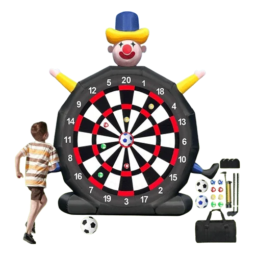 Inflatable Giant Soccer Darts with Pump and Blower | 14ft