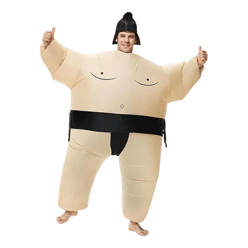 Inflatable Halloween Costumes for Men/Women – Sumo Party Suit