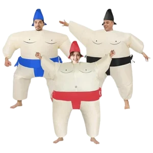 Inflatable Sumo Wrestler Costume Cosplay /Halloween/Birthday Party | 3-Pack Product Image