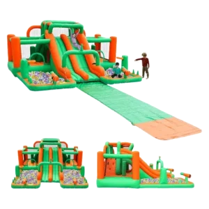 Inflatable Water Park for Kids: Waterslide Bounce House Product Image