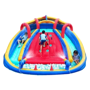 Inflatable Water Double Slides Park : Bounce House for Kids Product Image