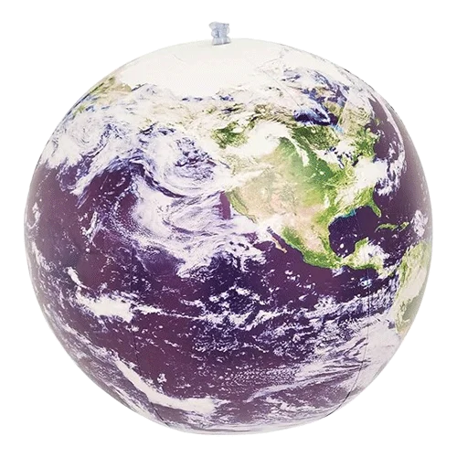 Inflatable Earth Globe From Satellite | Earthball