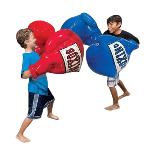 Banzai Kids Inflatable Mega Boxing Gloves 1 Set (Red or Blue)