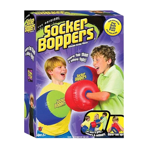 Socker Boppers Inflatable Boxing Pillows – Durable, Fun