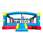 Inflatable Bounce House with Hoops | PVC Floor | 15ft