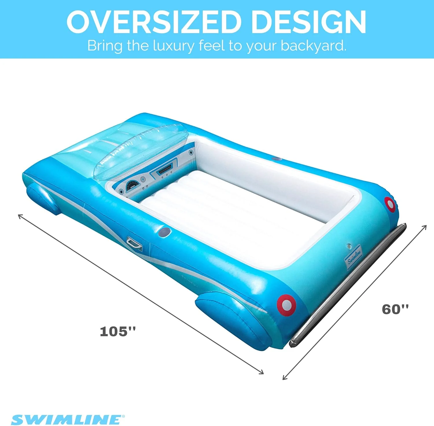 SWIMLINE Inflatable Pool Float | Lounger Raft Mattress