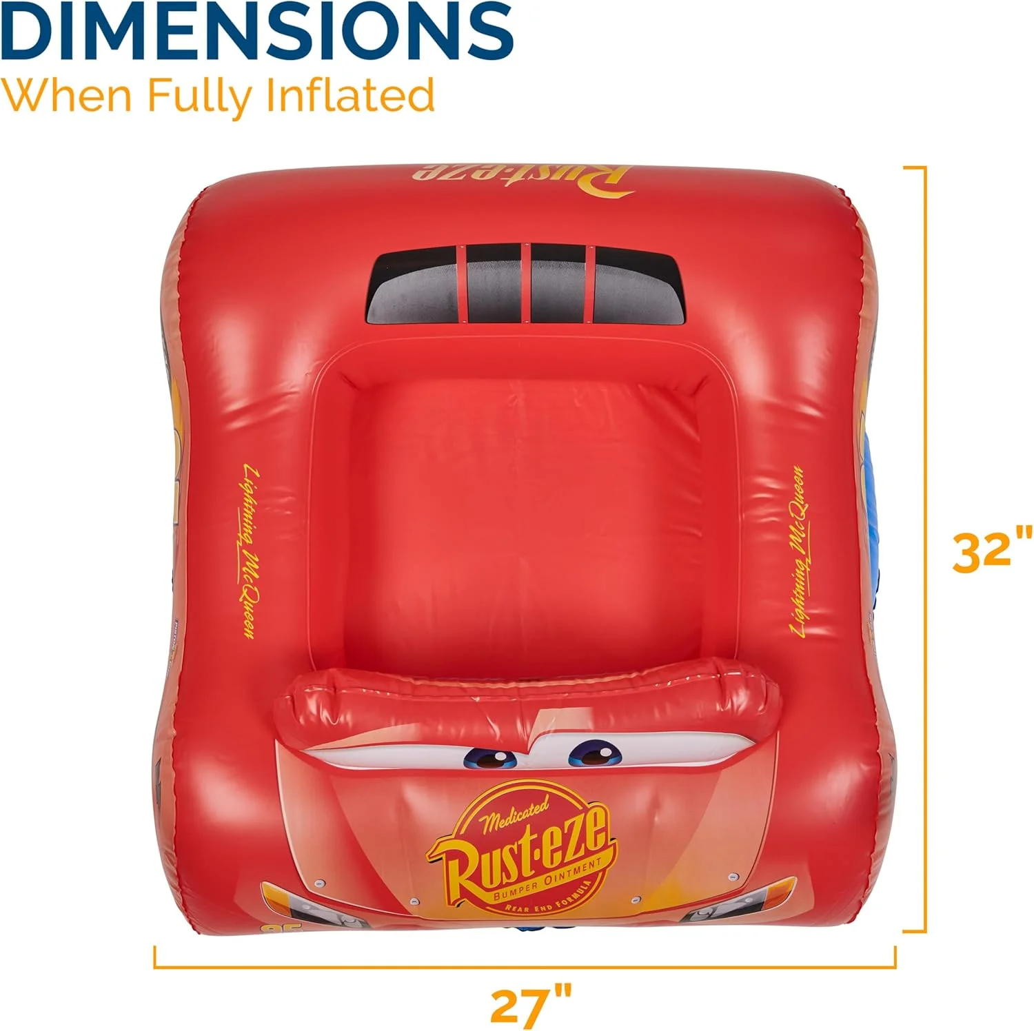 Swimways Disney Pixar Cars Inflatable Water Boat – Pool Toys for Kids