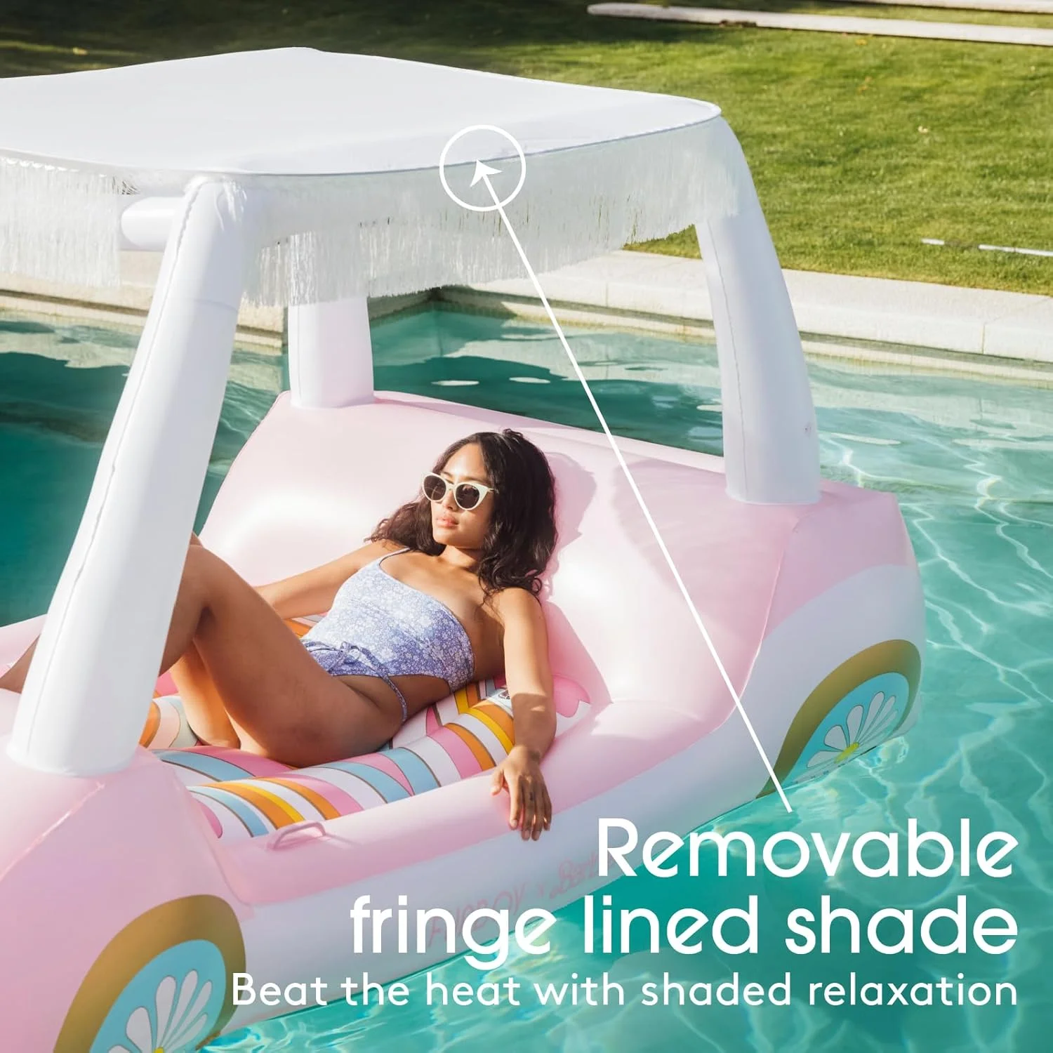 Malibu Barbie FUNBOY Luxury Inflatable Golf Cart Pool Float