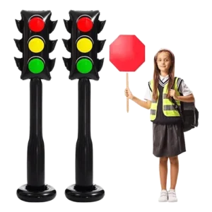 Jumbo Inflatable PVC Traffic Light Balloons for Vehicle Birthday Party / 2 Pack 59 Product Image