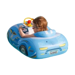 Swimbobo Toddler Pool Float with Seat | Inflatable Ride on Car Product Image