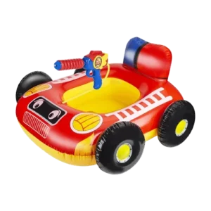 Fire Truck Kids Pool Float with Water Gun – Safe Pool Play Product Image
