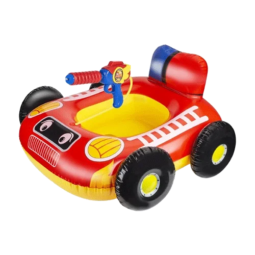 Fire Truck Kids Pool Float with Water Gun – Safe Pool Play