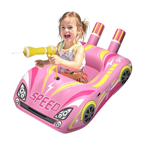 JOSEN Kids Pool Float with Water Gun – Interactive Ride-on Car